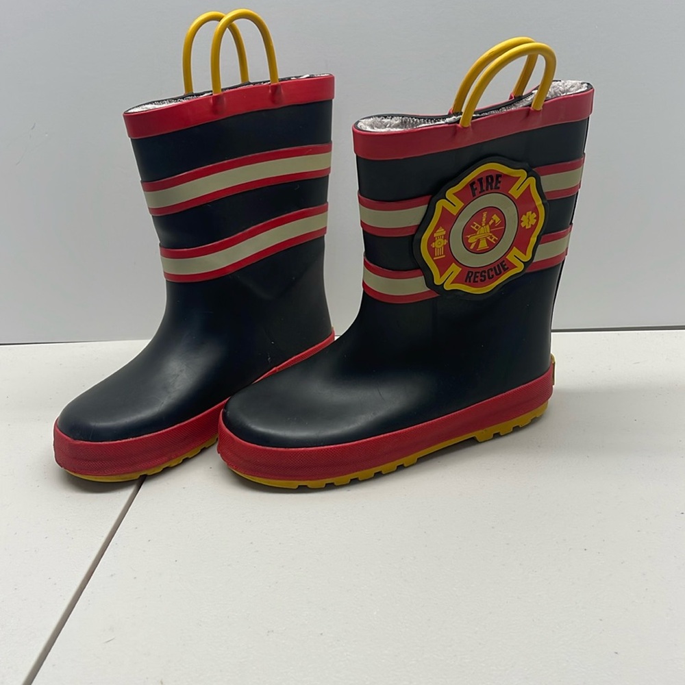 Firefighter Rain Boots. Size 11/12